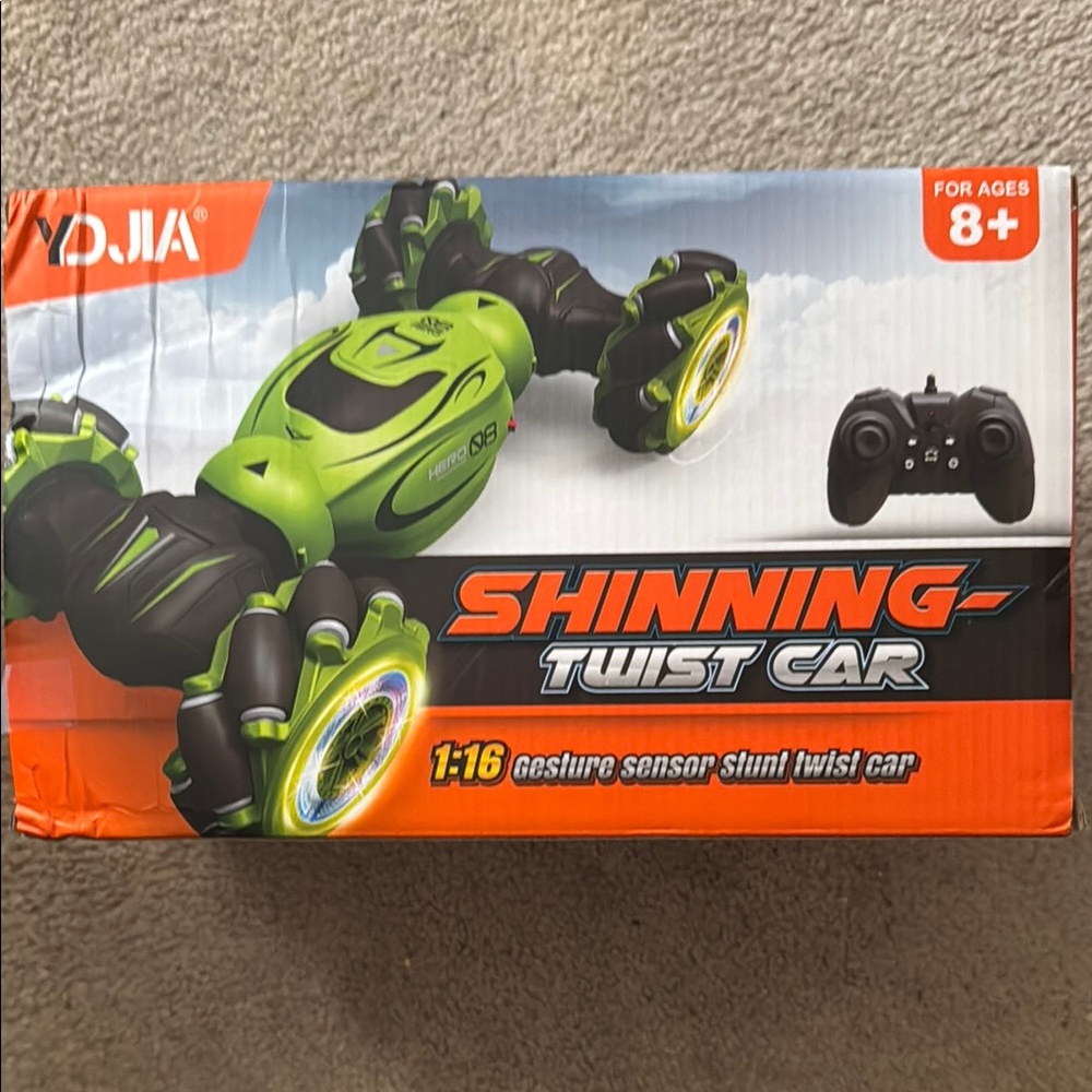 DJI Green Shinning Twist Car with Remote Control